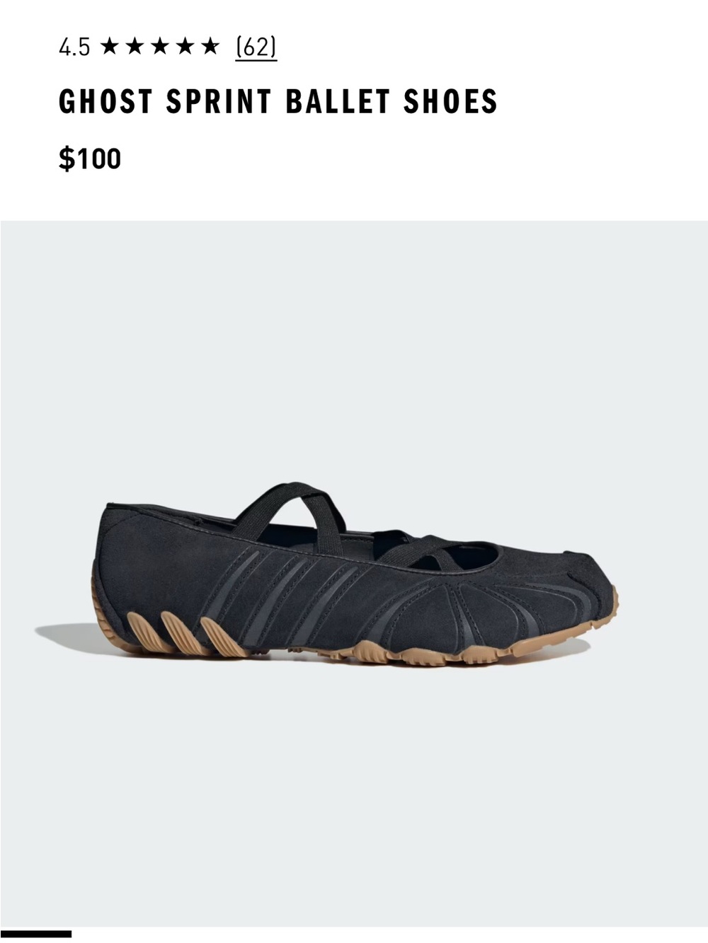 adidas Ghost Sprint Ballet Shoes - BRAND NEW NO TAGS